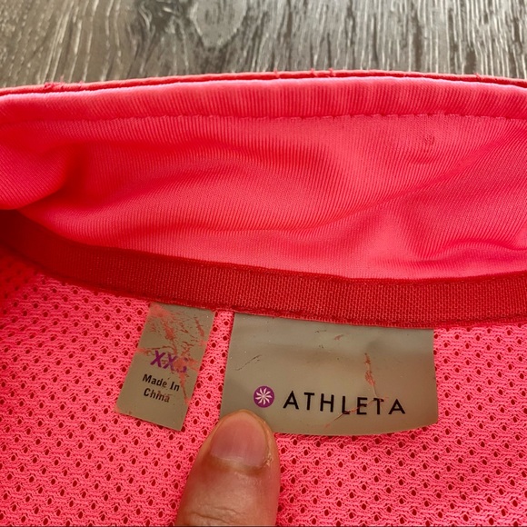 Athleta Hot Pink Athletic Outerwear Track Jacket - Picture 7 of 16